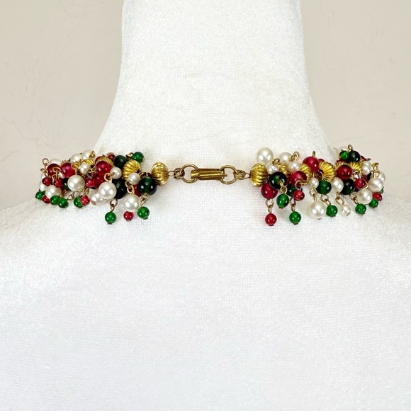 Vintage Chanel Mughal Style Glass Necklace, Circa 1930-1960s Attr Maison Gripoix - Picture 14 of 16